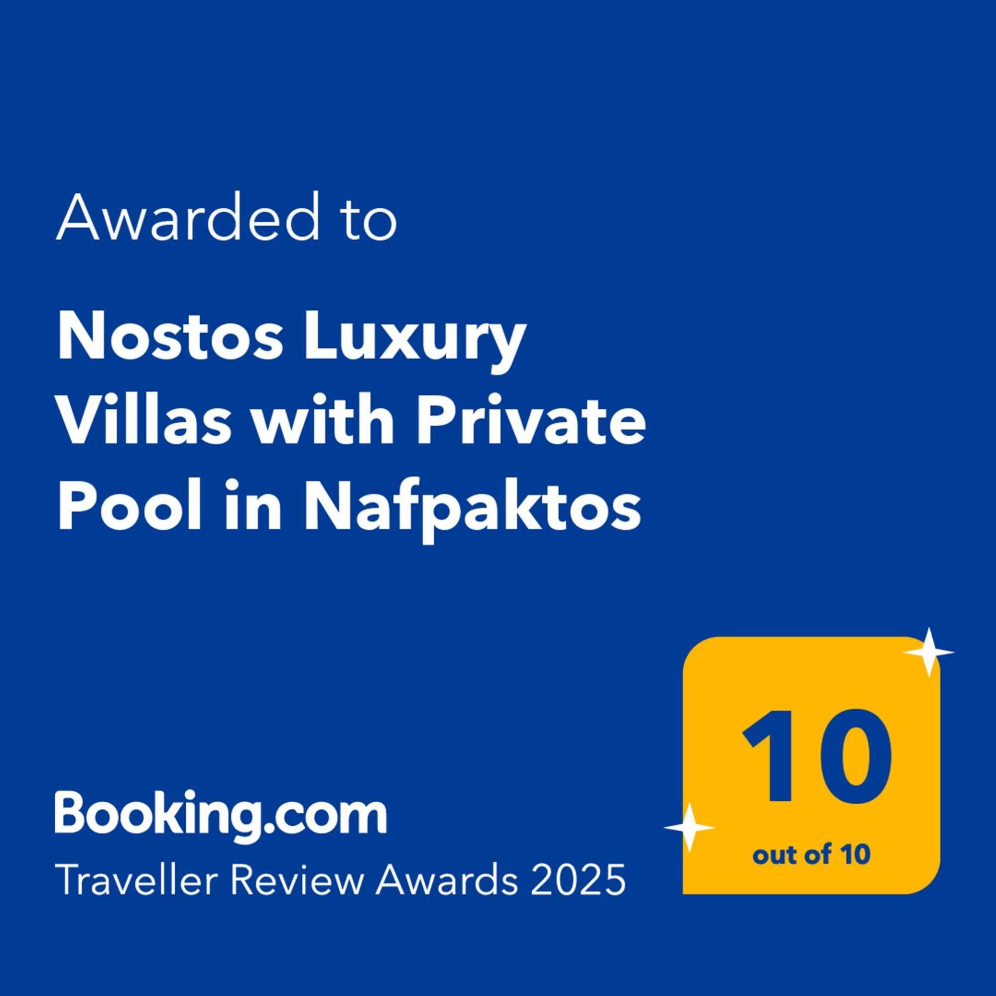 Nostos Luxury Villas With Private Pool In נפפקטוס מראה חיצוני תמונה