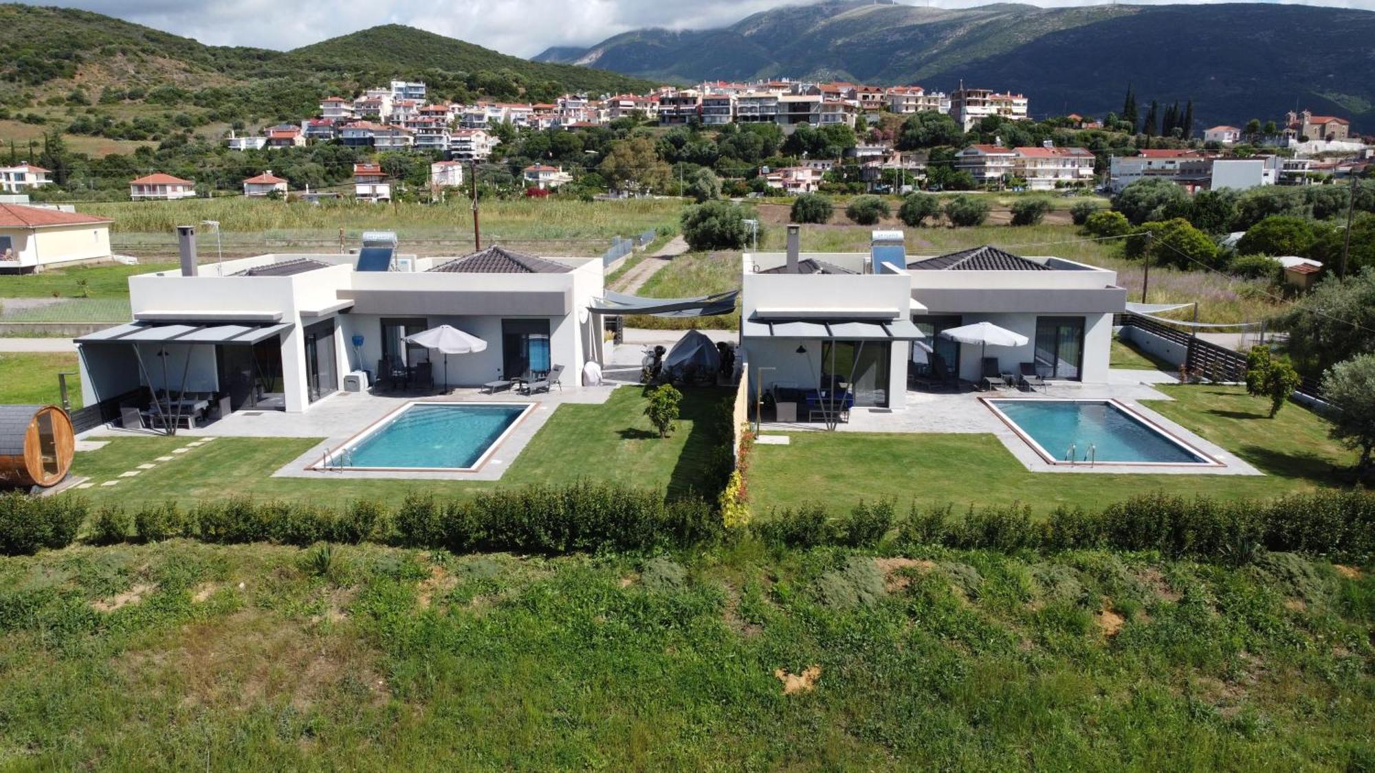 Nostos Luxury Villas With Private Pool In נפפקטוס מראה חיצוני תמונה